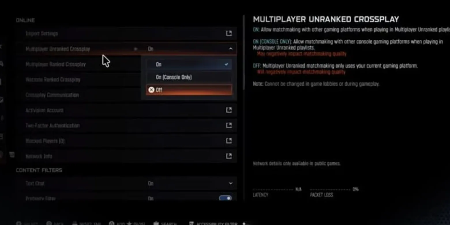 How to disable crossplay in Black Ops 7 on PlayStation